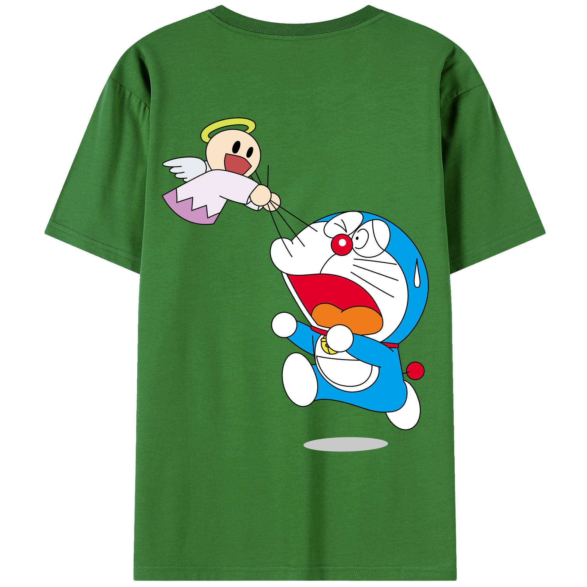 （画像用） ドラえもん Doraemon レディース半袖Tシャツ(バックプリント)